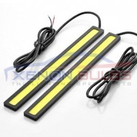 White Super Powerful COB DRL DAYTIME RUNNING LIGHT 16CM..